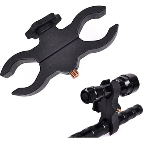 New upgrade LED Flashlight Mount Bracket Flash Torch Holder Front Light Clip Clamp Lantern Tactical accessories