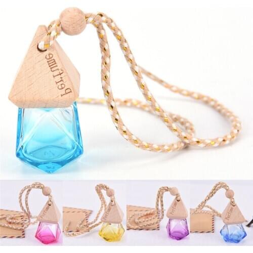 New Air Freshener Car Perfume Hanging Printed Fragrance Diffuser Bottle Fashion Random color