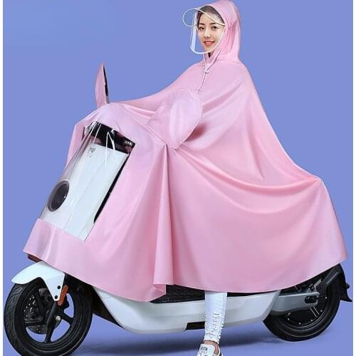 Hot Sale High Quality Raincoat Women/Men Hooded Poncho Motorcycle Rainwear Long Style Bicycle Poncho Environmental Rain Jacket