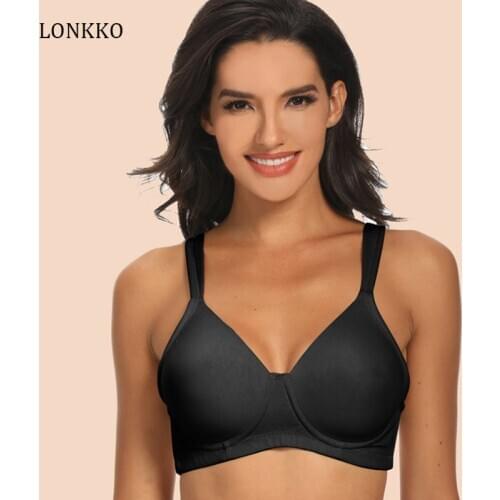 Plus Size Bra Lingere for Women Sexy Push Up Underwear Wire Free Bra Bralette 36 38 40 42 44 46 48 50 52 54 B C D DD Cup