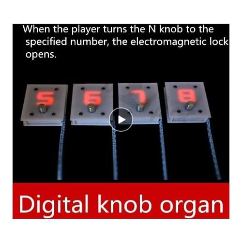 Real life games escape room props Digital knob unlock organ props puzzle for escape room game Finished product prop