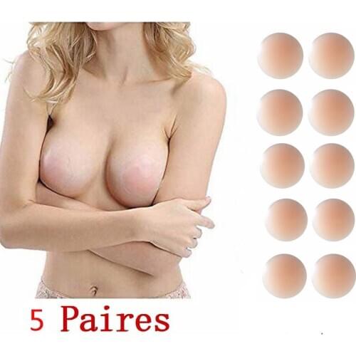 Sexy Lingerie For Women Erotic 10x Reusable Silicone Petal Adhesive Nipple Cover Invisible Bra Pad Pasties For Sex Sujetador