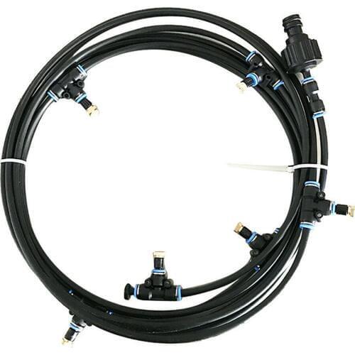 Trampoline Sprinkler PE Spray Pipe Set Spray Cooling Pipe Summer Outdoor Graden Sprinklers with Accessories