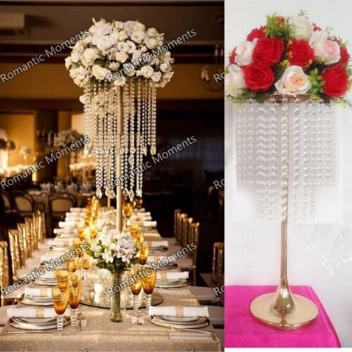 62cm 24.4"(H) Wedding Crystal Table centerpiece Wedding Supply 10pcs/lot