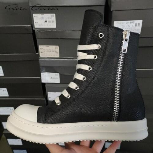Rric Owens Extra Thick Womens Sneakers Mens Sneakers Original Shoes Men Shoe Mens Casual Shoes Couple Canvas Boots