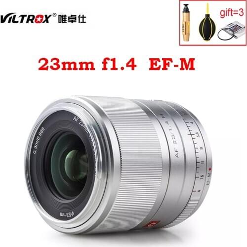 Viltrox 23mm f1.4 STM EF-M mount EOS M Auto focus APS-C Prime Lens for Canon EOS M Cameras M5 M6II Mark II M100 M50 M200 M3 M10