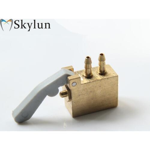 1 PC Dental Valve square bracket valve normally closed Control valve square rack hang valve equipment integrated material SL1248