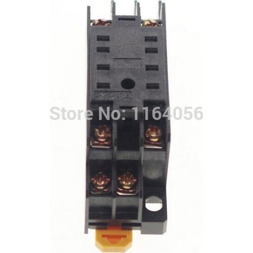 10x Mini Relay Socket Base PYF08A For H3Y-2 timer relay MY2NJ
