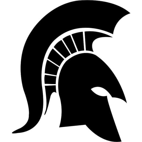 40393# Die-Cut Vinyl Decal Helmet Car Sticker Waterproof Auto Decors on Car Body Bumper Rear Window