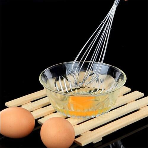 6 Inches Egg Tools Stainless Steel Egg Beater Hand Whisk Mixer Kitchen Tools Cream Stirring For Home Kitchen Tools