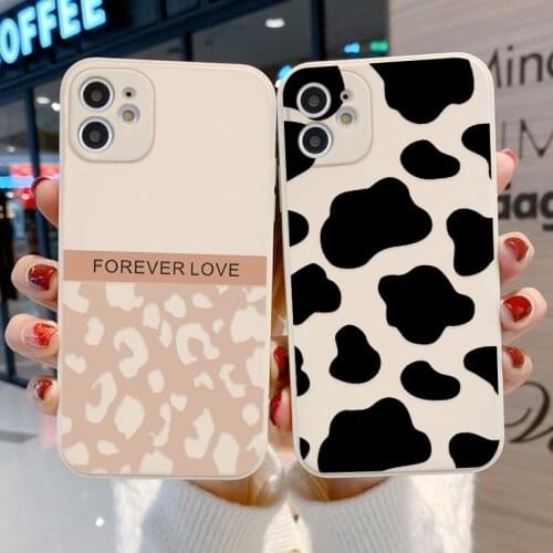 Cases For Iphone 11 Case Iphone 12 Pro Max Cover Iphone 7 8 XR X Xs SE 2020 6 6s Plus 12Pro Mini Silicon Leopard Funda Coque