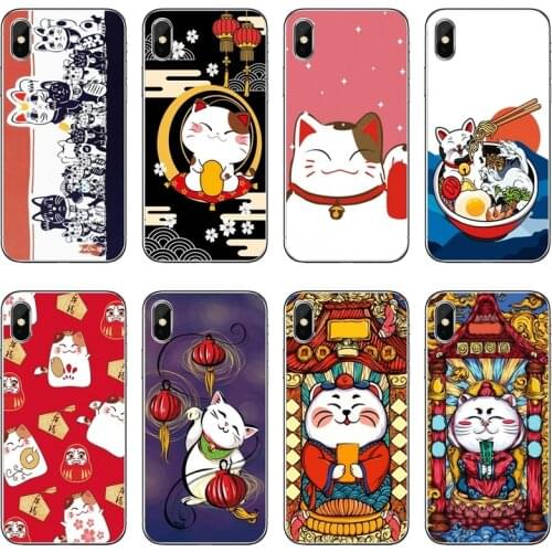 Japan Cute Lucky Cat Phone Case Back Cover For Huawei Honor 20 10i 9X 10 Lite 8S 8C 8X 7C 7X 7A 6C Pro 6 6A 6X 5C V10