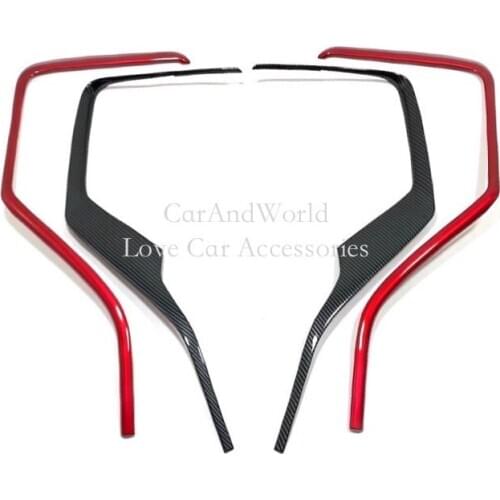 For Honda CR-V CRV 2020 2021 Front Head Bumper Grille Strips Frame Cover Decoration Trims ABS Chrome Car Accessories