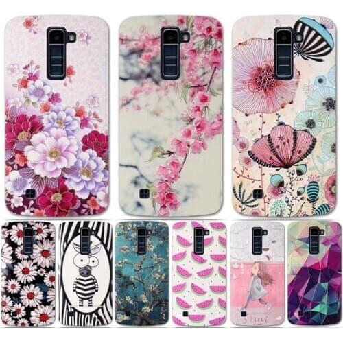 For LG K10 Cover Soft TPU Phone Case For LG K10 LTE K420N K430 K430ds Cases Silicone Back Cover For LG K10 2016 Capas Fundas