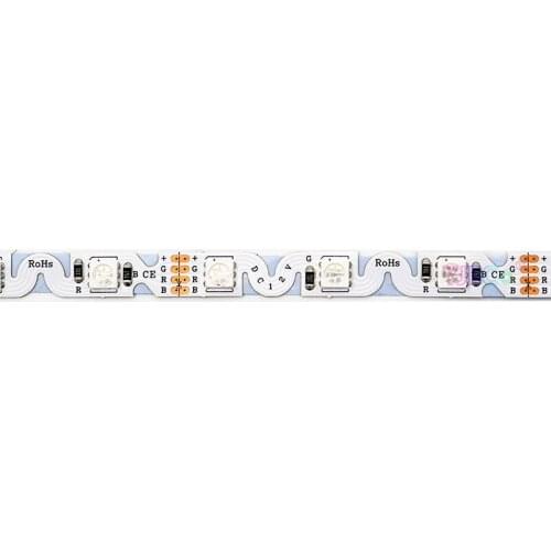 48leds/m 60leds/m 5M 12V S type bendable LED Strip Light SMD 5050 RGB White/Warm White Flexible Lamp Tape Non waterproof IP20