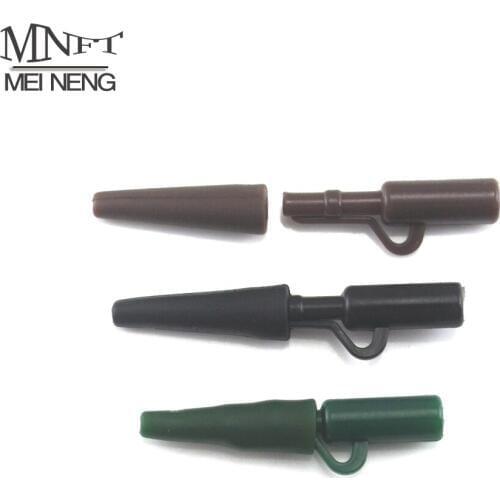 MNFT Wholesale! 120sets Professional Carp Fishing Soft Rubbers Tail Tubes Pe Lead Clips Set Fishing Tackles Clip Accessories