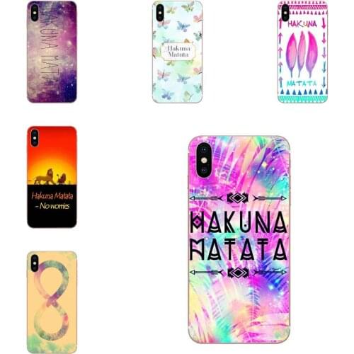Soft TPU Fashion Cover Case For Samsung Galaxy Note 10 pro Galaxy Note 10 Plus Galaxy Note 10 Lite M60s Hakuna Matata Infinity