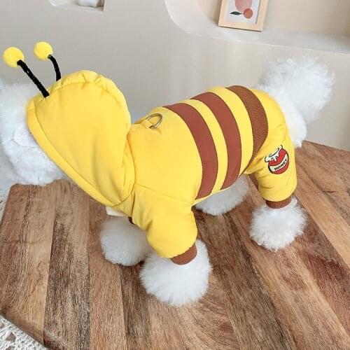 New Warm Small Medium Dog Winter Jumpsuit XXL Funny Pet Clothing Coat Pomeranian Poodle Little Dog Clothes Yorkies Costume Pants