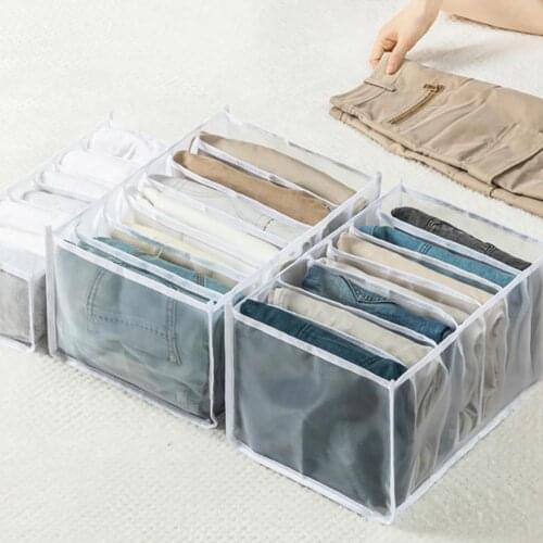 Dormitory wardrobe storage box storage clothes pants box household shirt drawer box foldable storage separation storage O9Z4