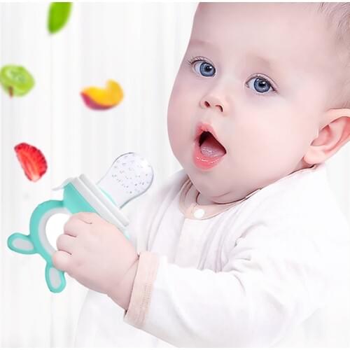 1 Pc Baby nipple Fresh Food Nibbler Baby Pacifiers Feeder Kids Fruit feeding nipple Safe Supplies Nipple Teat Pacifier Bottles