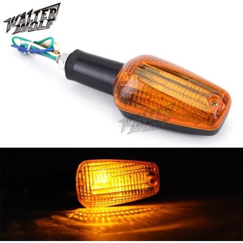 Turn Signal Light For HONDA CB 400 1100 X-FOUR 1300 SUPER Motorcycle Accessories Blinker Indicator Left And Right Lamp Amber