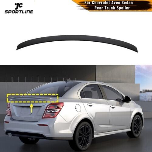 Rear Trunk Spoiler Boot Lip Wing Spoiler For Chevrolet Aveo Sedan