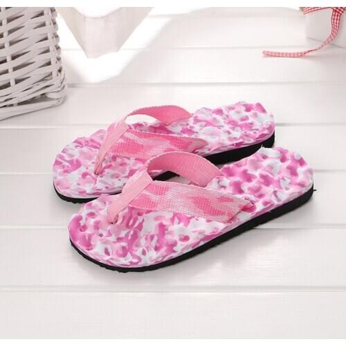 Women Camouflage Flip Flops Slippers Shoes Sandals Slipper indoor & outdoor Casual Men Non-Slip Beach Shoes sapato masculino