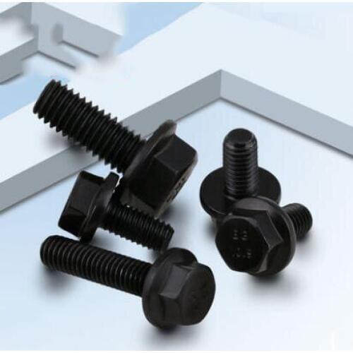 1pcs M10 carbon steel outer six-flower flange face bolt screw high strengthtorx screws 40mm-50mm length