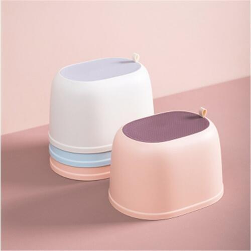 1PC 36*27.3*22.1CM Bathroom Anti-slip Stool Home Living Room None Slip Chair Childrens Adult Plastic Stool Bearing 100KG