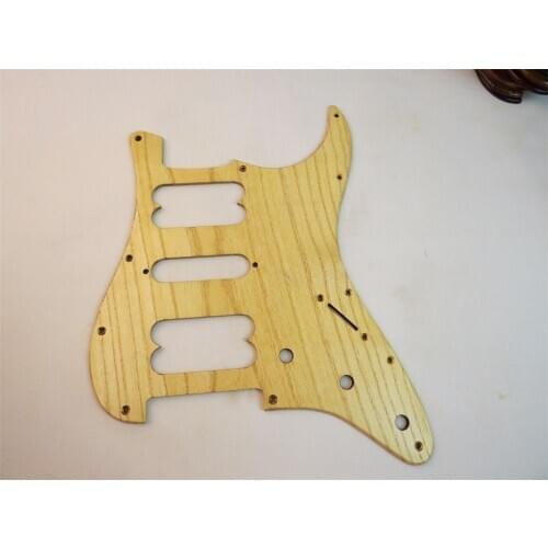 1PCS solid ailanthus wood STRAT GUITAR HSH Pickguard #3597