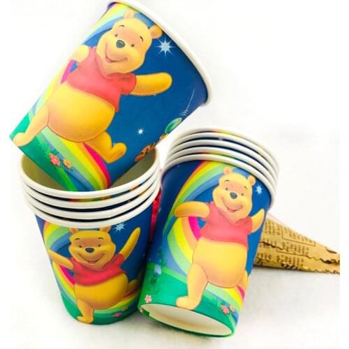 10pcs/bag Bear Theme Cup Birthday Party/Birthday Party Adornment Birthday Baby Favorite Supplies