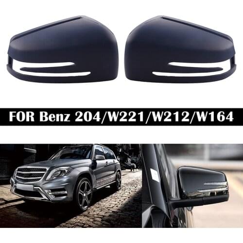 Side Rearview Mirror Cover Cap Mirror Fit For Mercedes-Benz C-Class W176 W246 W204 W212 W221 ABS Car Accessories Modified Part