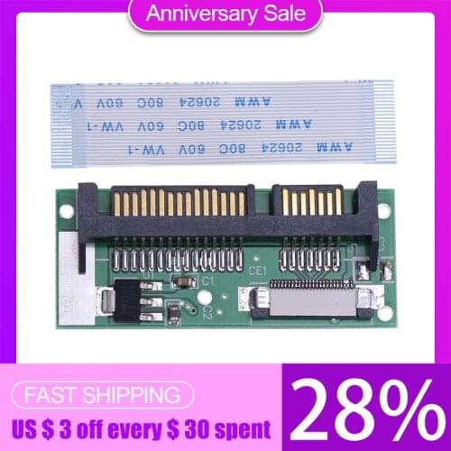 1.8inch LIF to 2.5inch SATA 24Pin ZIF to 22Pin SATA Converter Adapter Card for Macbook air for TOSHIBA SSD For Samsung SSD