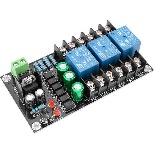 AIYIMA 300W 2.1 Channel Class D Digital Amplifier Speaker Protection Board Relay Speaker Protection Module Boot Delay DC Protect
