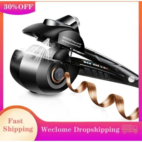 Automatic Hair Curler Magic Curling Iron Women Wave Hair Styling Tools Ceramic Spray Spiral Rotating Hair Waver Hair curlers