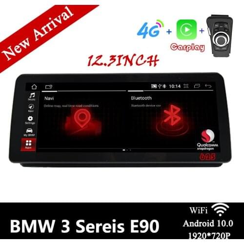 8 Core Car Multimedia Player For BMW E90/E91/E92/E93 05-12 With 4G LTE Wireless Carplay SWC Idrive 1920*720P