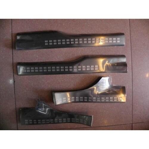 Stainless Steel Side Inner Door Sill Scuff Plate Trim 4pcs For ASX / Outlander Sport / RVR 2010 2011 2012