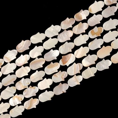 10x15mm Natural Color Palm Natural Pearl Shell Beads For DIY Bracelet Necklace Charm Jewelry Accessories