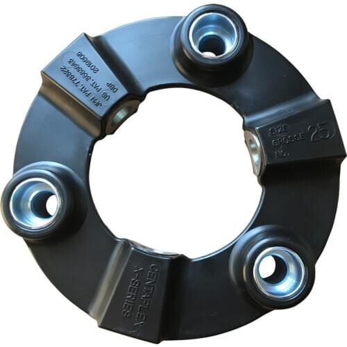 CENTAFLEX X-SERIES MIKIPULLEY Coupling Applied to printing machine SIZE (GROSSE) 25 JPN PAT 778322 US PAT 3683643 DBP 2019608