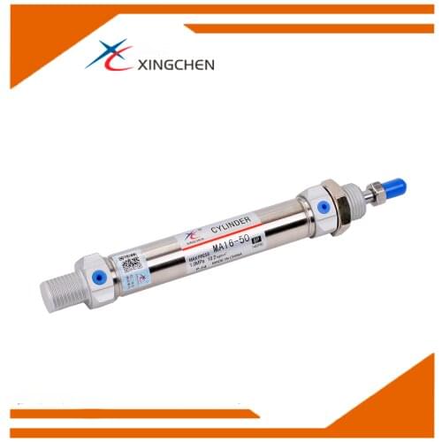 MA16-10 MA16-15 MA16-20 MA16-25 MA16-30 MA16-35 MA16-40 MA16-45 MA16-50,60,75,80,100 Stainless steel mini cylinder MA series