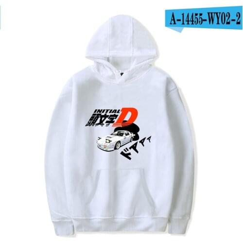 Initial D Hoodie Letter Print Toyota AE86 Hoodie Nissan R32 Hoodie MAZDA RX-7 FC3S Hoodie Men Women Harajuku Oversized hoodie