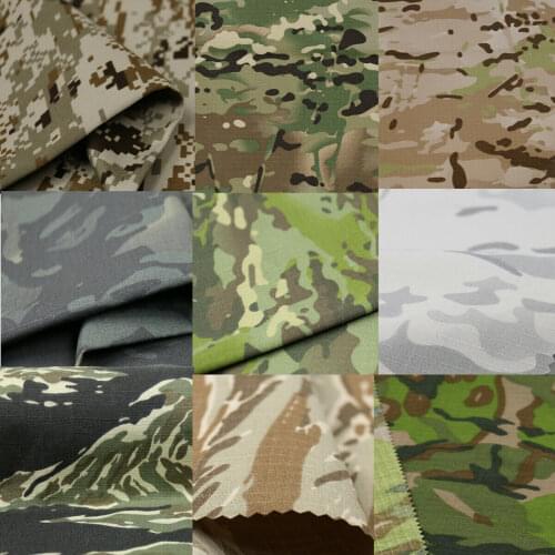 Multicam TC 65/35 Plaid Polyester Cotton Cloth MC Camouflage for Tactical DIY