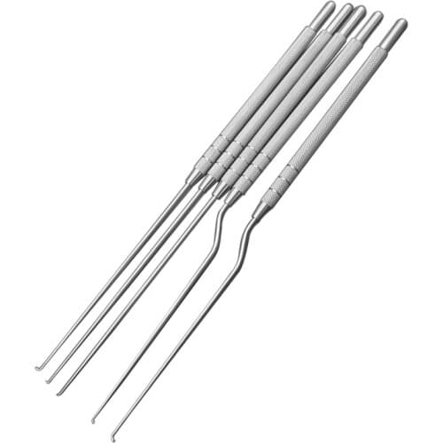 Stainless steel Ear use Hook cerumen hook/earpick Straight/Gun type hospital ENT instrument tool