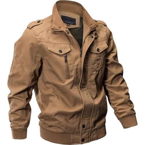 Military jacket mens winter coat coat army cotton jacket autumn fashion casual slim coat