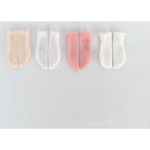 New 16cm BJD Ob11 Doll Clothes Lace Sock Fishnet Summer Socks 1/12 Doll House GSC Obitsiu 11 Universal Accessory Kawaii DIY Gift