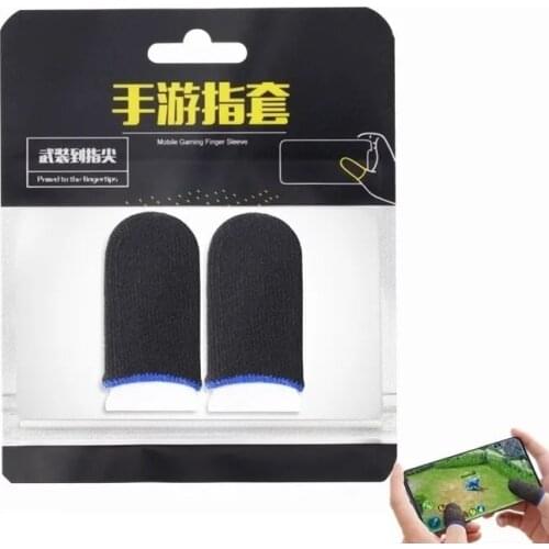 NEW Finger Cover Game Control For PUBG Sweat Proof Non-Scratch Sensitive Touch Screen Gaming Finger Thumb Sleeve Gloves