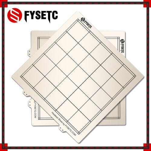 2pcs New 300 * 300mm Spring Steel Sheet Heat Bed Platform 3D Printer Printing Buildplate For TEVO Tornado Lulzbot Taz6 Printer