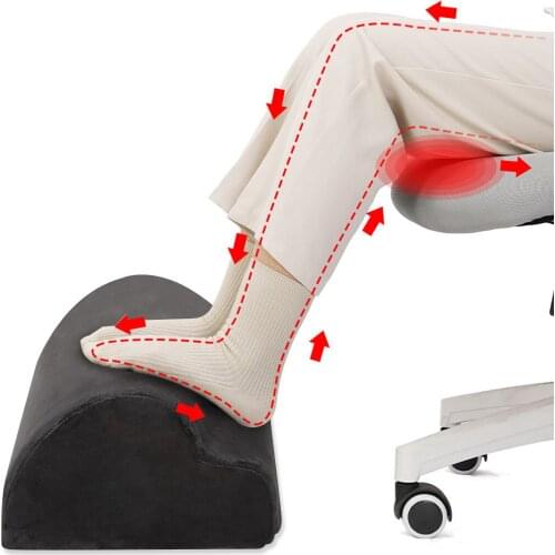 Memory Foam Footrest For Office Using Washable Comfortable Cloud-shaped Foot Massage Cushion Judicious