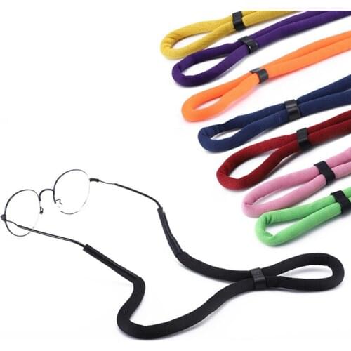 Practical Eyeglass Sunglasses Cotton Neck String Cord Adjustable Eyewear Strap Fashion Floating Chain Sport Glasses Cord Lanyard