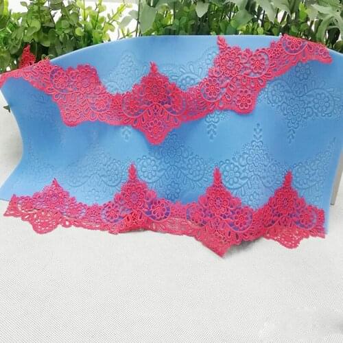 Silicone Mold lace molds Handmade Fondant Mould Large Size Lace Mold for Cake Making decorated PRZY